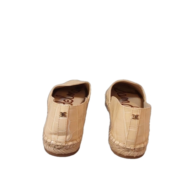 SAM EDELMAN KESIA NWOT EMBOSSED LEATHER ESPADRILLES WOMEN'S SHOES SIZE 9.5 - Picture 3 of 5